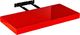 Stilista Półka ścienna STILISTA Volato czerwona z połyskiem, 50 cm 1