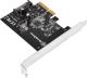 Kontroler SilverStone PCIe 3.0 x4 - 20-pin USB 3.2 Gen 2 (SST-ECU02-E) 1