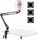 Lampa pierścieniowa Puluz PKT3089B LED 20 cm statyw biurkowy na klips 1
