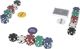 Poker Zestaw do Pokera 300 Żetonów Texas Walizka 5