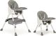 Ecotoys Krzesełko do karmienia 2w1, pasy 5 punktowe (1782) 8