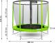 Trampolina ogrodowa SkyFlyer TR0027 z siatką zewnętrzną 6 FT 180 cm 2