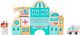 Ecotoys Drewniane klocki edukacyjne miasto mata 121 szt 5
