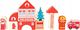 Ecotoys Drewniane klocki edukacyjne miasto mata 121 szt 6
