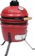 vidaXL Grill ogrodowy węglowy z wędzarnią ruszt 26.5 cm czerwony 1