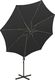 vidaXL Wiszący parasol z lampkami LED i słupkiem, czarny, 300 cm 4