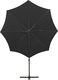 vidaXL Wiszący parasol z lampkami LED i słupkiem, czarny, 300 cm 6