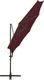 vidaXL Wiszący parasol ze słupkiem i lampkami LED, bordowy, 300 cm 8