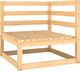 vidaXL 2-osobowa sofa ogrodowa, lite drewno sosnowe 2