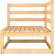vidaXL 2-osobowa sofa ogrodowa, lite drewno sosnowe 3