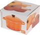 Excellent Houseware Kokilka PORCELANOWA z pokrywką naczynie żaroodporne do zapiekania 300 ml 3