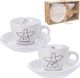 Orion Filiżanka do kawy, espresso, porcelanowa, biała, 90 ml, 2 sztuki 1