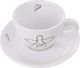 Orion Filiżanka do kawy, espresso, porcelanowa, biała, 90 ml, 2 sztuki 5