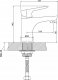 Bateria umywalkowa Invena DOKOS BATERIA UMYWALKOWA CZARNY / CHROM 10