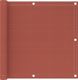 vidaXL Parawan balkonowy, kolor terakota, 90x300 cm, HDPE 1