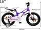 Royalbaby Rower Space Shuttle 16" Fioletowy (RB16-22) 1