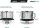 Trampolina ogrodowa Urbogym Infinity z siatką wewnętrzną 8.5 FT 252 cm 10