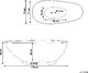 Wanna Beliani Wanna 170 x 80 cm efekt marmuru granatowa RIOJA 7