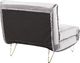 Shumee Sofa welurowa rozkładana szara VESTFOLD 6