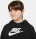 Nike Bluza Nike Sportswear Club Big Kids' (Girls') DC7210 010 DC7210 010 czarny XL (158-170cm) 3