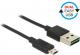 Kabel USB Delock USB-A - microUSB 1 m Czarny (83844) 1