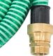 vidaXL Wąż ssący z mosiężnymi złączkami, 10 m, 25 mm, zielony 5