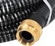 vidaXL Wąż ssący z mosiężnymi złączkami, 20 m, 25 mm, czarny 5
