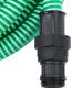 vidaXL Wąż ssący ze złączami z PVC, 4 m, 22 mm, zielony 1