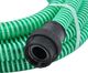 vidaXL Wąż ssący ze złączami z PVC, 4 m, 22 mm, zielony 3