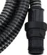 vidaXL Wąż ssący ze złączami z PVC, 4 m, 22 mm, czarny 3