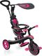 Globber Rowerek 4w1 trójkołowy / biegowy / wózek Explorer Trike Fuchsia 632-110-2 1