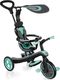 Globber Rowerek 4w1 trójkołowy / biegowy / wózek Explorer Trike Mint 1