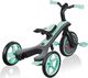 Globber Rowerek 4w1 trójkołowy / biegowy / wózek Explorer Trike Mint 11