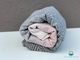 Little Frog Chusta żakardowa Little Frog - Foggy Cube 5,2 m 2