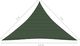 vidaXL Żagiel przeciwsłoneczny 160 g/m ciemnozielony, 3x3x4,2 m, HDPE 5