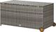 Skrzynia ogrodowa vidaXL 120x65x61 cm z kółkami Jasny szary 3