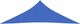 vidaXL Żagiel przeciwsłoneczny 160 g/m, niebieski, 2,5x2,5x3,5m, HDPE 2