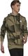 Adidas Bluza z kapturem męska adidas Performance Three Bar zielona H18410 M 2