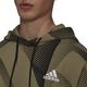 Adidas Bluza z kapturem męska adidas Performance Three Bar zielona H18410 M 4
