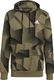 Adidas Bluza z kapturem męska adidas Performance Three Bar zielona H18410 M 7