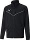 Puma Bluza dla dzieci Puma teamRISE Training Poly Jacket Jr czarna 657393 03 140cm 1