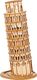 Robotime Technology ROBOTIME Drewniany Model Puzzle 3D Krzywa Wieża 1