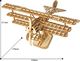 Robotime Technology ROBOTIME Drewniany Model Puzzle 3D Samolot DIY 1