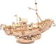Robotime Technology ROBOTIME Drewniany Model Puzzle 3D Statek Rybacki 1