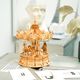 Robotime Technology ROBOTIME Drewniany Model Puzzle 3D Karuzela 2