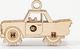 EcoWoodArt EWA Drewniane Puzzle 3D Samochodzik 1
