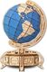 EcoWoodArt EWA Drewniane Puzzle 3D Niebieski Globus 1