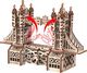 Mr.Playwood Mr.Playwood Drewniany Model Puzzle 3D Tower Bridge S 2