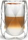 Vialli Design Komplet 2 szklanek z podwójną ścianką 350ml Geo 3