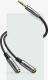 Kabel Ugreen Jack 3.5mm - Jack 3.5mm x2 0.2m czarny (UGR980GRY) 2